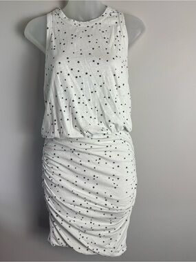 Sundry Star Print Sleeveless Racerback Dress In Pigment Paper Size Small